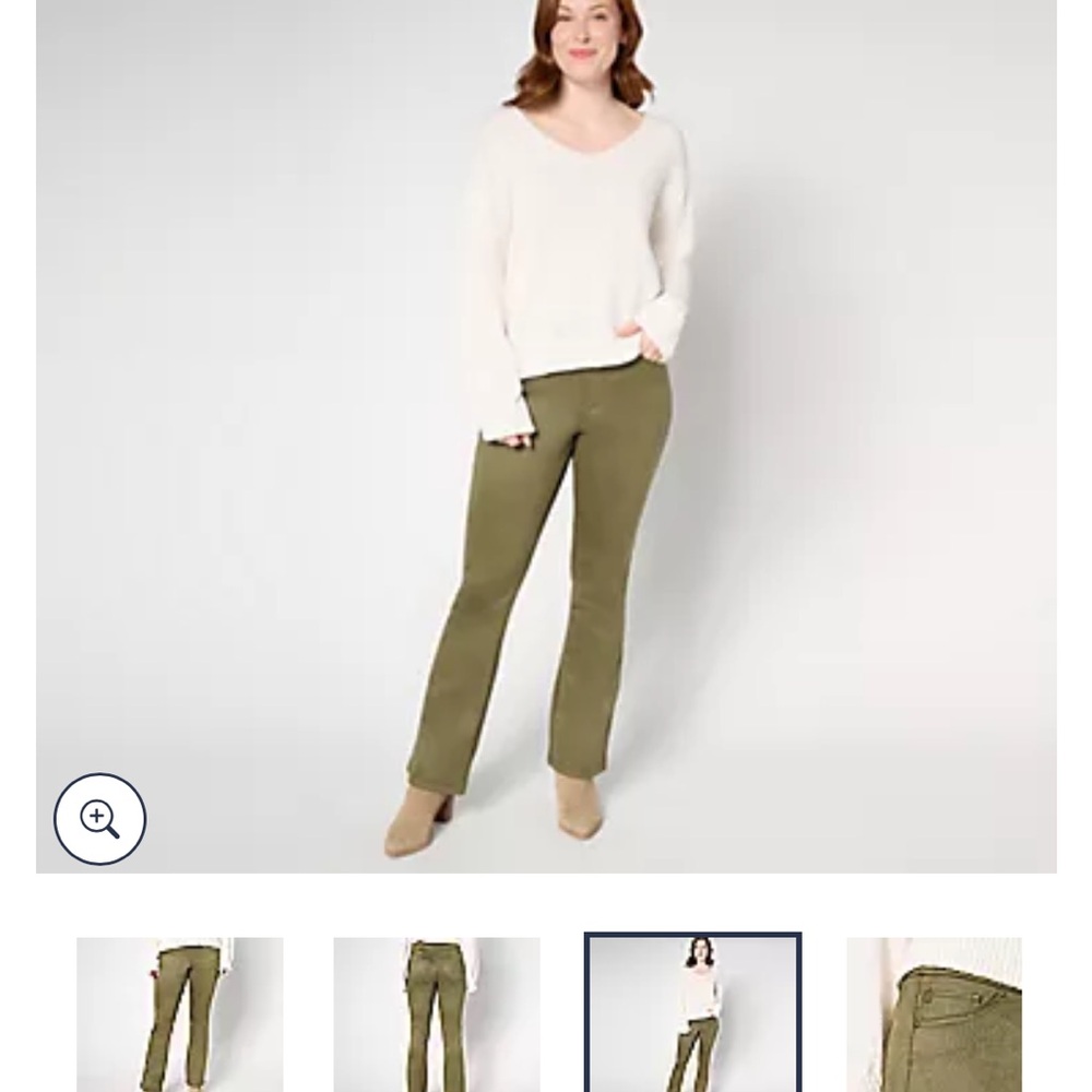 Belle by Kim Gravel persuede me 5 pocket boot cut jean